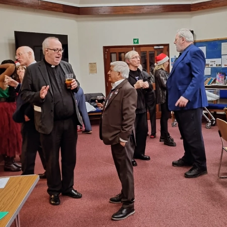 Tony at BMCA Chrismas Party at St Mary's Church