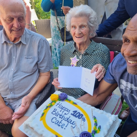 Michael, Cate and Luther Blissett